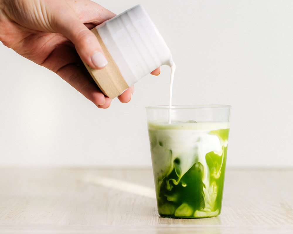 Iced Matcha Club Glass Cup