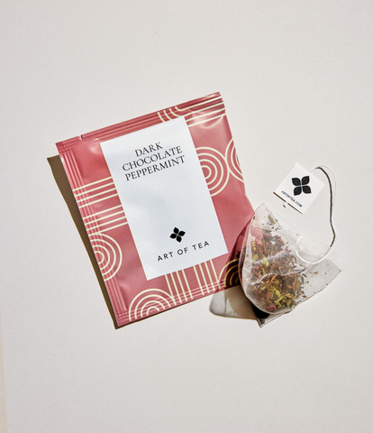 Dark Chocolate Peppermint Tea Bag Sachets | Art of Tea