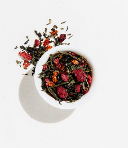 Pomegranate Tea - Green Tea with Pomegranate Loose Leaf Tea