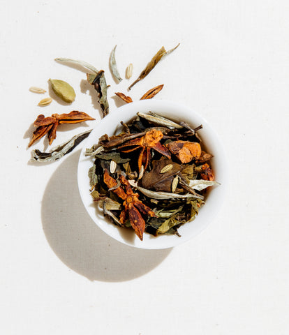 Winter White Chai Tea - Spiced Chai White Tea Blend